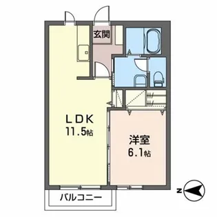 メゾン・ド・ミュー【2階】の間取り