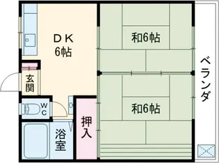 ハイツ小嶋【3階】の間取り