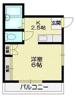 シュマンド小林【2階】の間取り