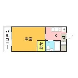 メゾン・ド・クラージュ【1階】の間取り