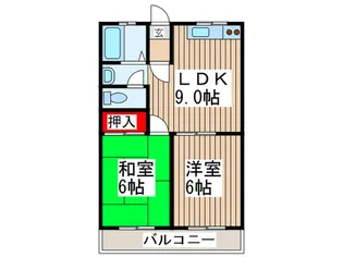 ヴィラ豊田【2階】の間取り
