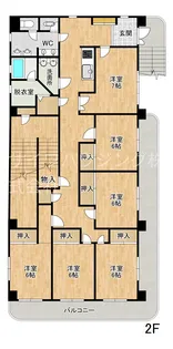 領家ハウス【2階】の間取り