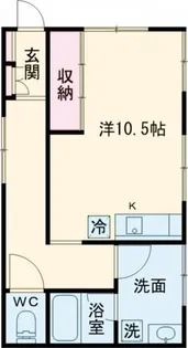 キャスケードたかた【2階】の間取り