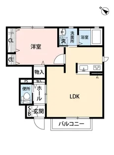 ハルカス27【2階】の間取り