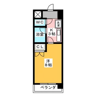 ヴァンベールM【3階】の間取り