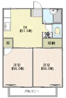 ラークヴィレッジ【2階】の間取り