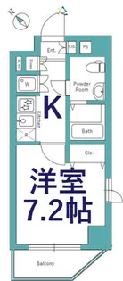 グランフォース横浜関内【10階】の間取り