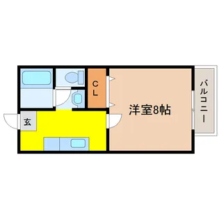TOMO新寺【2階】の間取り