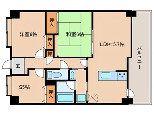 メゾンドール瀬田公園都市II番館【10階】の間取り