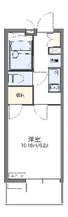 レオパレスアサヒ【1階】の間取り