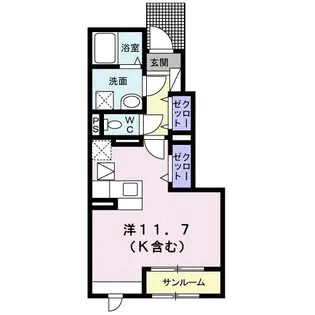 アリエッタ【1階】の間取り