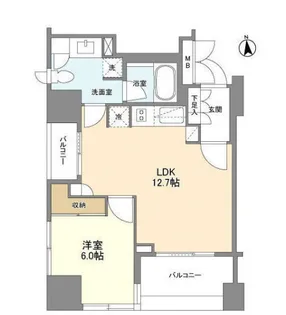 LaSante麻布十番【2階】の間取り