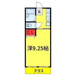 メゾンロワール【1階】の間取り