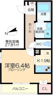 LaRiva北千住【4階】の間取り