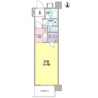 クレフォート大森【5階】の間取り