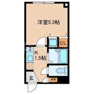 ヴィブレ飛鳥【2階】の間取り