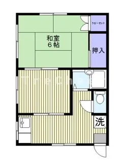 若松レジデンス【2階】の間取り