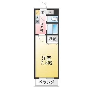 フジコーポ葛西【3階】の間取り
