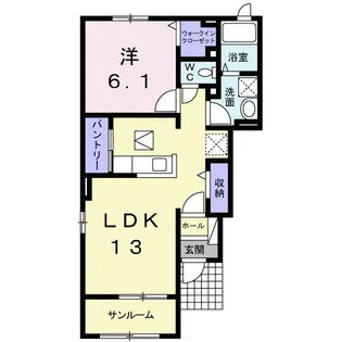 メーヴェ31 A【1階】の間取り
