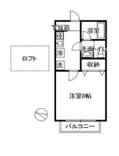 エスパーダ石神井公園弐番館【2階】の間取り