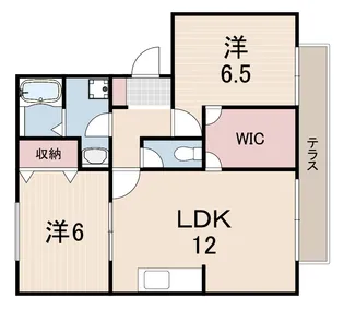 VOGEL・PLATS・HONDA【1階】の間取り