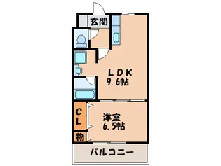 リリーフラック春日原【2階】の間取り