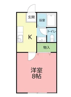 セゾンキタカド【2階】の間取り