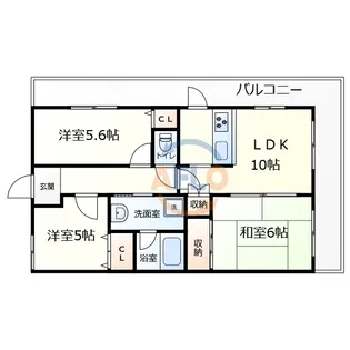 サンヴェール森ノ宮【11階】の間取り