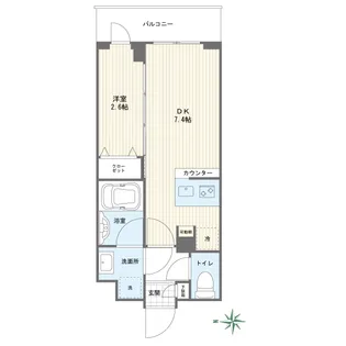 プライムネクサス大鳥居 Air Court【3階】の間取り