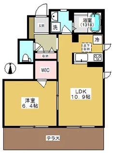 セレーノ西武柳沢【1階】の間取り