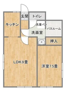 メゾンドジョブレ【2階】の間取り
