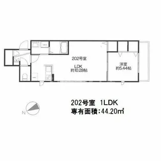 ルミナス東葛西【2階】の間取り