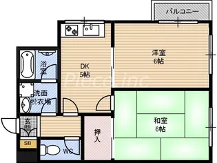 シームリーワン【2階】の間取り