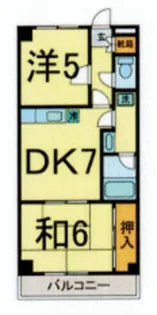 グリーンヒルズ【2階】の間取り