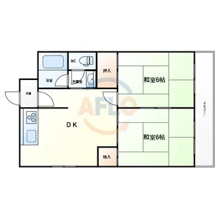 関目ハイツ【3階】の間取り
