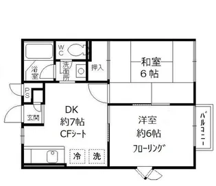 Grandeur・Huit A棟【2階】の間取り