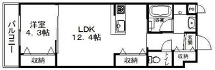 Piketree西京極【4階】の間取り
