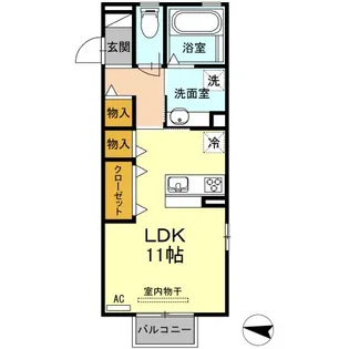 結あい【2階】の間取り