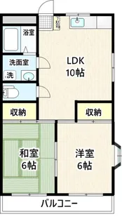 エステート昭島【1階】の間取り