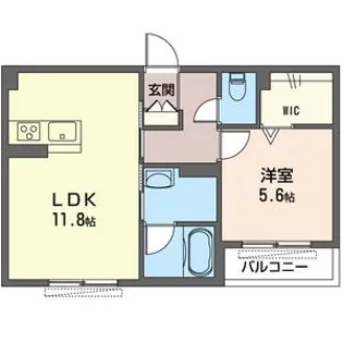 グラン・レーヴェA【1階】の間取り