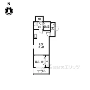 F+STYLE東大阪本庄2号館【1階】の間取り