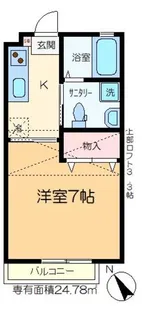 ロワール新小岩【2階】の間取り