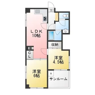 アビタシオン武田【2階】の間取り