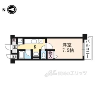 ステラ新町【1階】の間取り