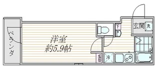 エスタシア三ノ輪【2階】の間取り