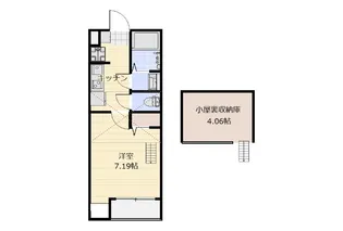 クレアパーク東村山【3階】の間取り