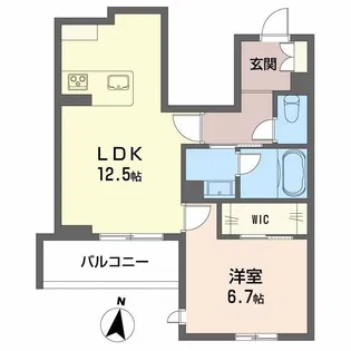 インセプション【2階】の間取り