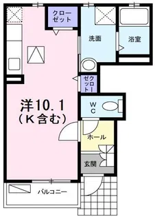 カーサ・エフィシエンシー【1階】の間取り