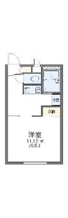 レオパレス万場山【1階】の間取り