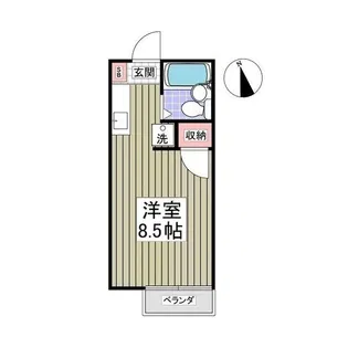 サンヴェール宇都宮【2階】の間取り